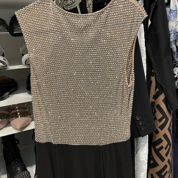 Cache gown with gold stones in bodice - Picture 5 of 7